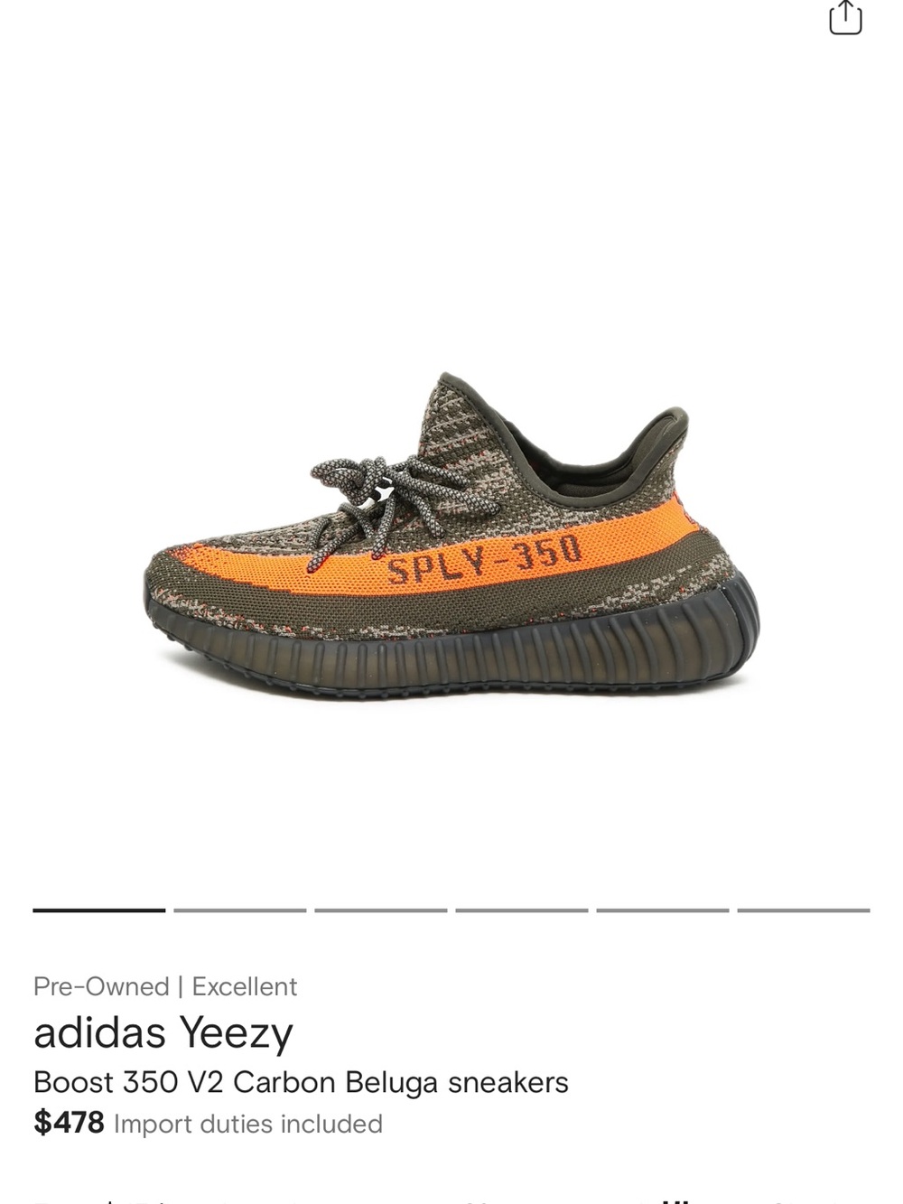 Adidas Yeezy Boost 350 V2 carbon beluga